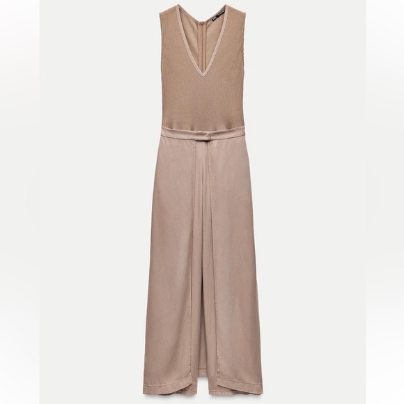 Zara Combined Wrap Jumpsuit - Picture 7 of 11